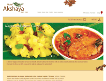 Tablet Screenshot of hotelakshaya.com